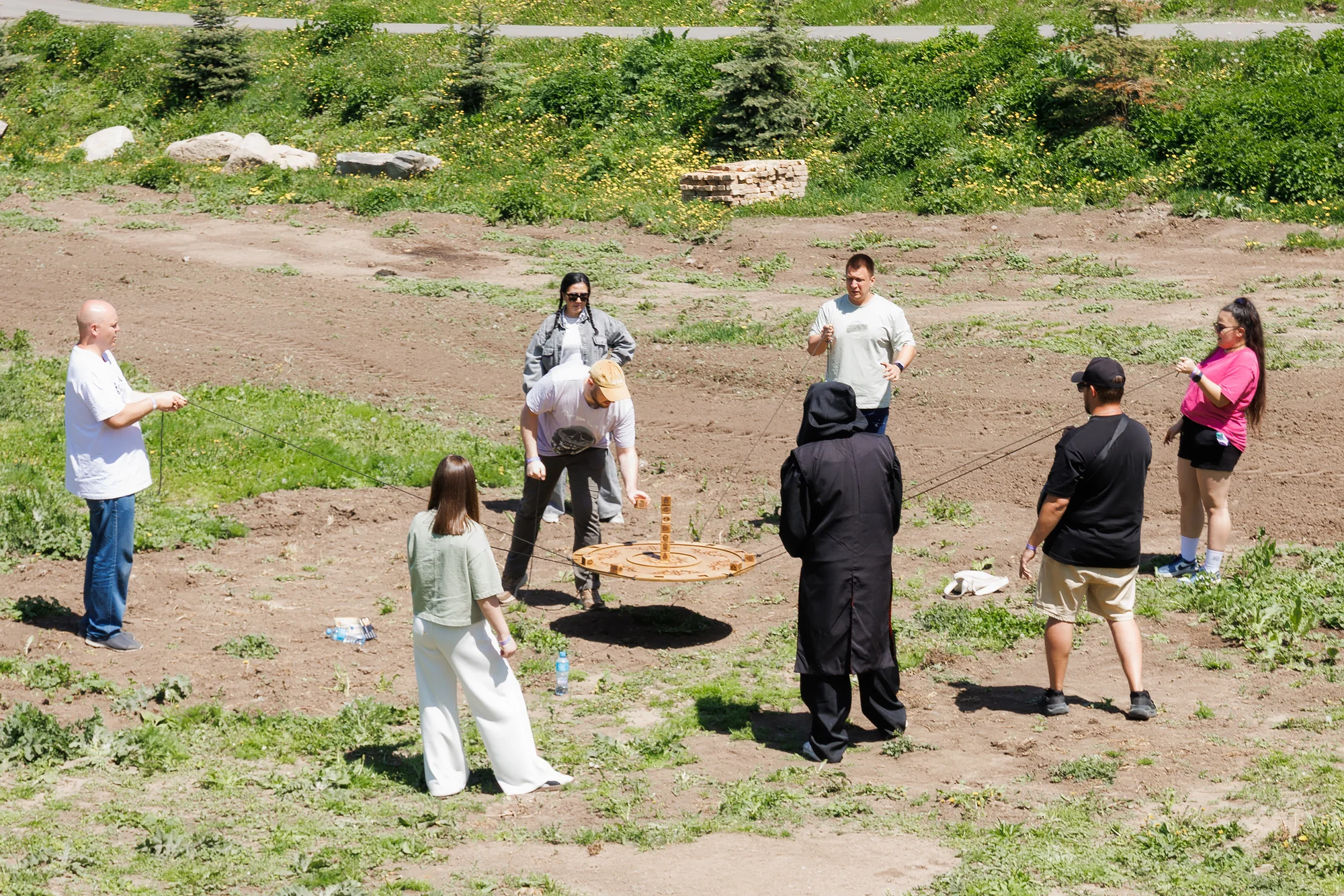 Мероприятие тимбилдинга на фестивале